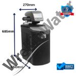 ECO19M1 High Flow - Metered Water Softener, Low Waste Water with 1in (28mm)  valve